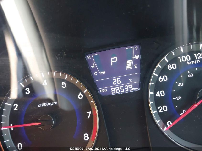 2013 Hyundai Accent Gls VIN: KMHCU4AE3DU347755 Lot: 12035906