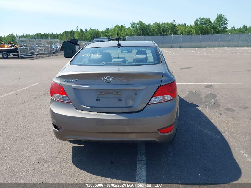 2013 Hyundai Accent Gls VIN: KMHCU4AE3DU347755 Lot: 12035906