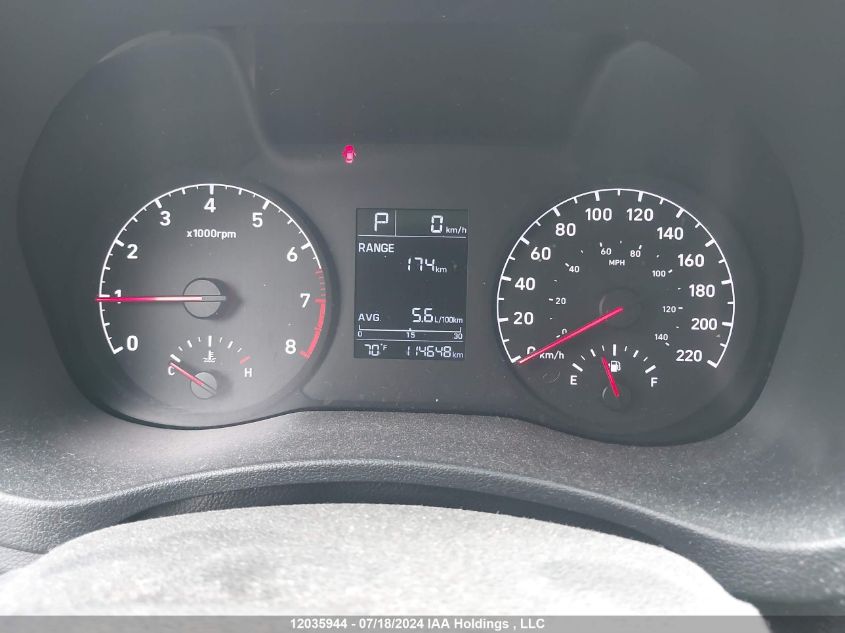 2019 Hyundai Accent Se/Sel VIN: 3KPC25A32KE059901 Lot: 12035944