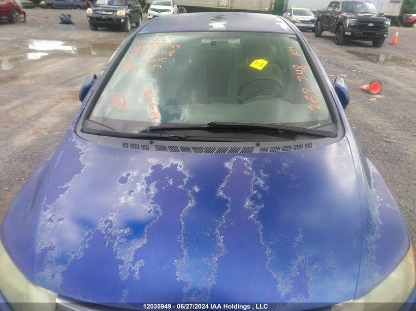 2007 Honda Civic VIN: 2HGFA15597H016108 Lot: 12035949