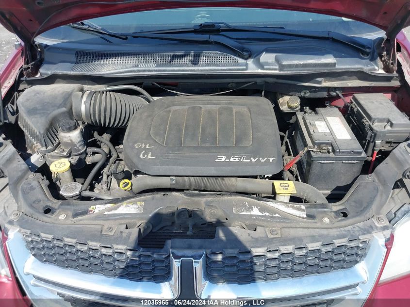 2011 Dodge Grand Caravan Se/Sxt VIN: 2D4RN4DG5BR635329 Lot: 12035955