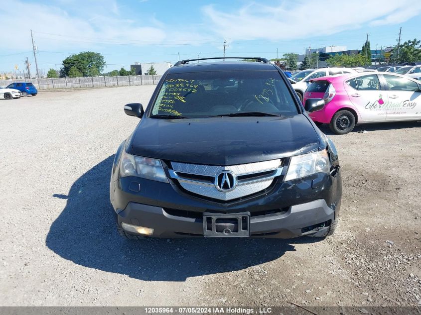 2009 Acura Mdx VIN: 2HNYD28889H003552 Lot: 12035964