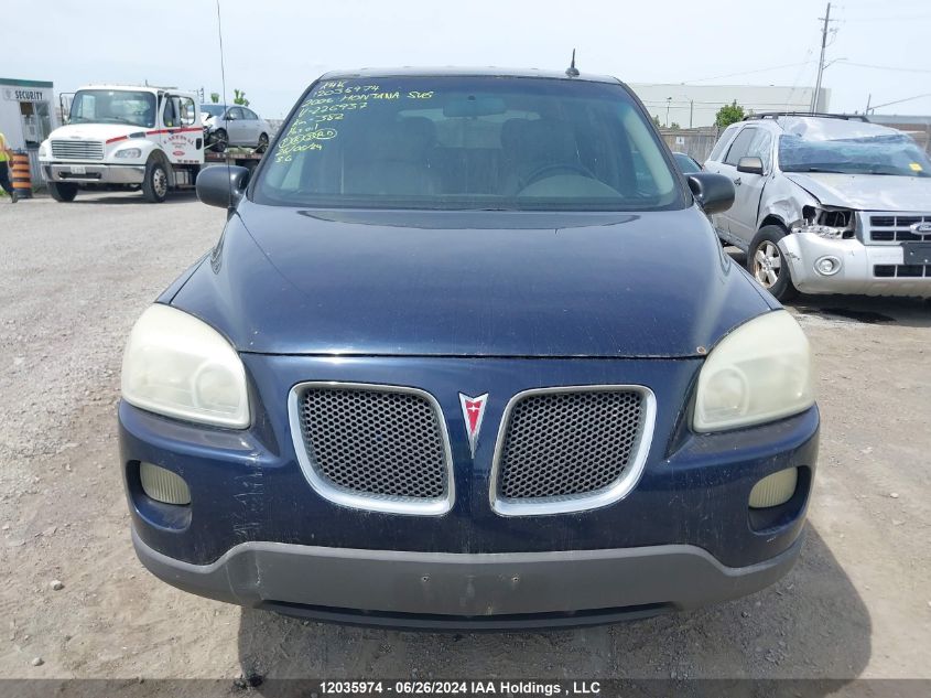 2006 Pontiac Montana Sv6 VIN: 1GMDU03L26D226937 Lot: 12035974