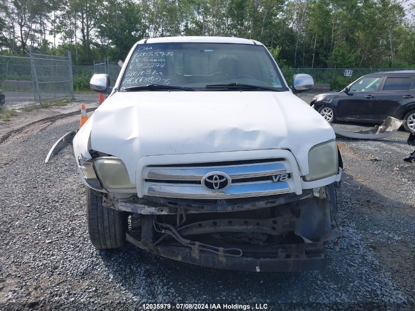 2004 Toyota Tundra Access Cab Sr5 VIN: 5TBBT44144S452278 Lot: 12035979