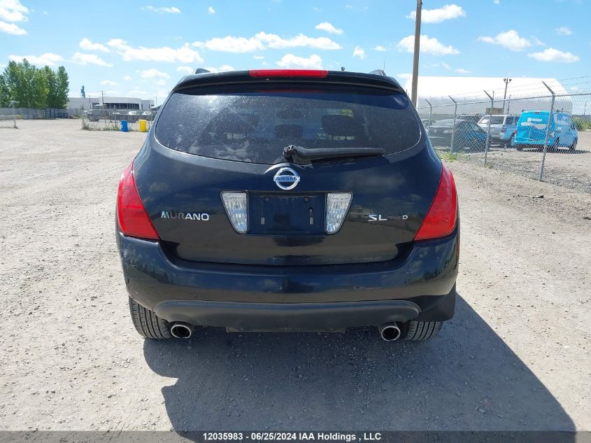 2004 Nissan Murano Sl/Se VIN: JN8AZ08W04W326195 Lot: 12035983