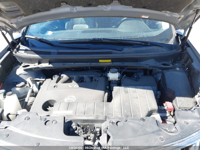 2010 Nissan Murano Sl VIN: JN8AZ1MW9AW130201 Lot: 12036000