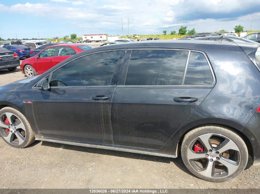 2016 Volkswagen Golf Gti VIN: 3VW447AU2GM025423 Lot: 12036026