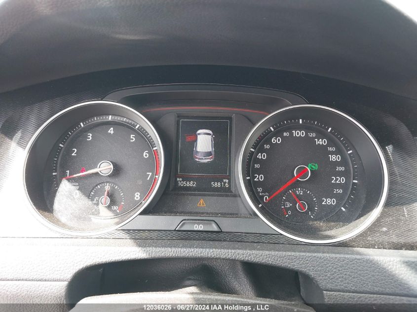 2016 Volkswagen Golf Gti VIN: 3VW447AU2GM025423 Lot: 12036026