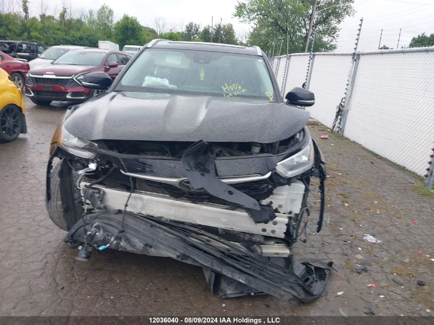 2022 Toyota Highlander VIN: 5TDGZRBH7NS206528 Lot: 12036040