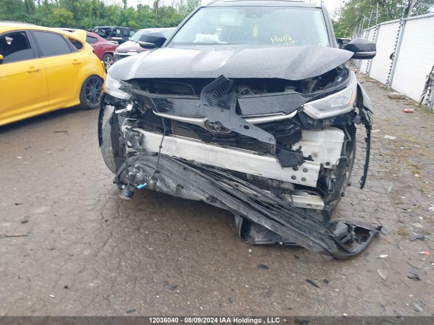 2022 Toyota Highlander VIN: 5TDGZRBH7NS206528 Lot: 12036040