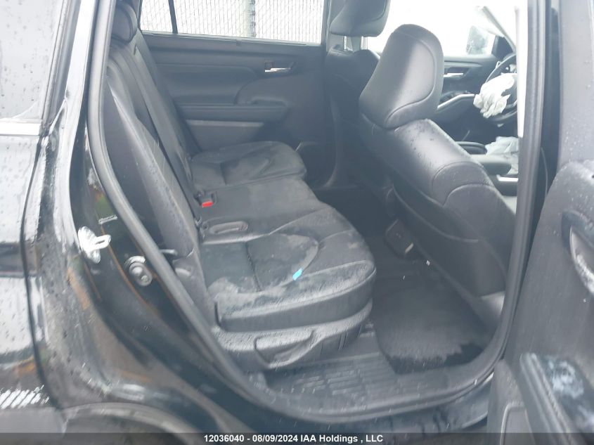 2022 Toyota Highlander VIN: 5TDGZRBH7NS206528 Lot: 12036040