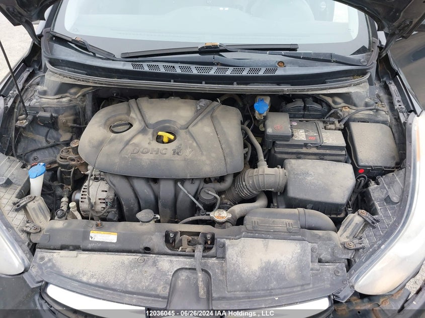 2013 Hyundai Elantra Gls VIN: 5NPDH4AE2DH360052 Lot: 12036045