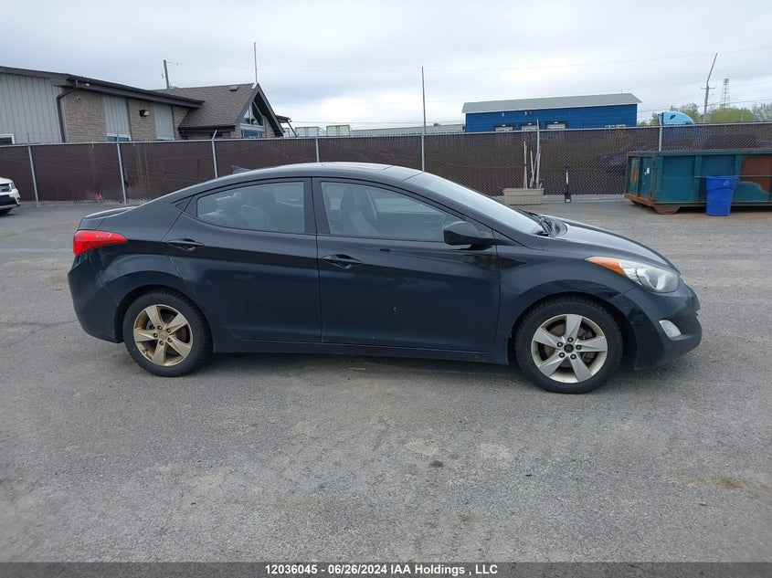 2013 Hyundai Elantra Gls VIN: 5NPDH4AE2DH360052 Lot: 12036045