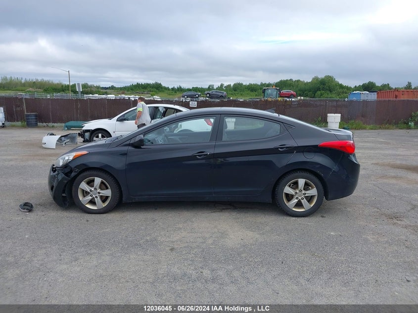 2013 Hyundai Elantra Gls VIN: 5NPDH4AE2DH360052 Lot: 12036045