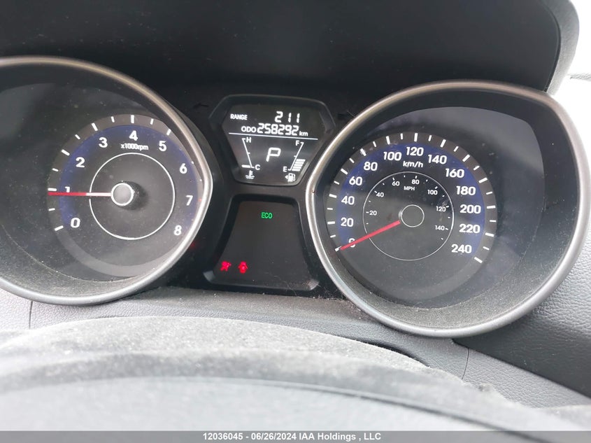 2013 Hyundai Elantra Gls VIN: 5NPDH4AE2DH360052 Lot: 12036045