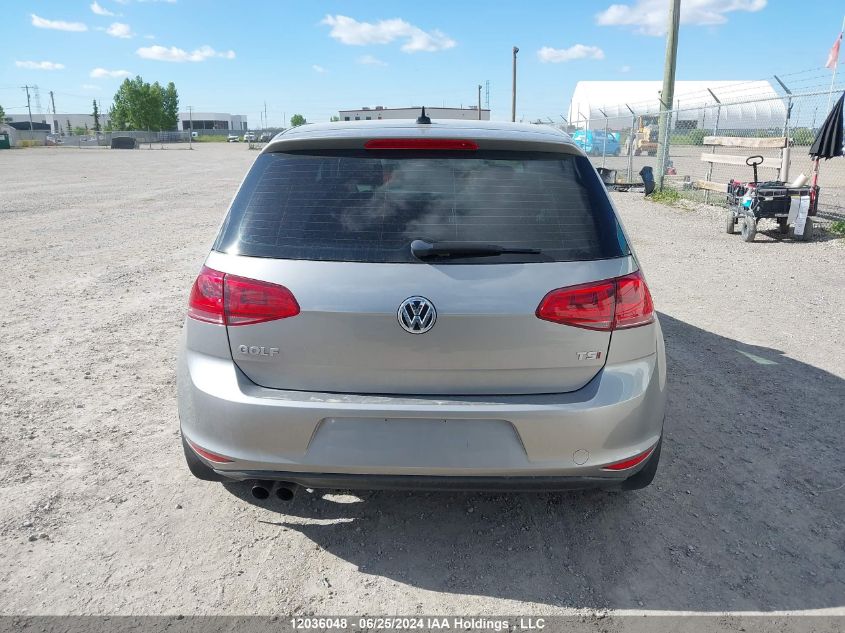 2016 Volkswagen Golf VIN: 3VW217AU0GM026263 Lot: 12036048