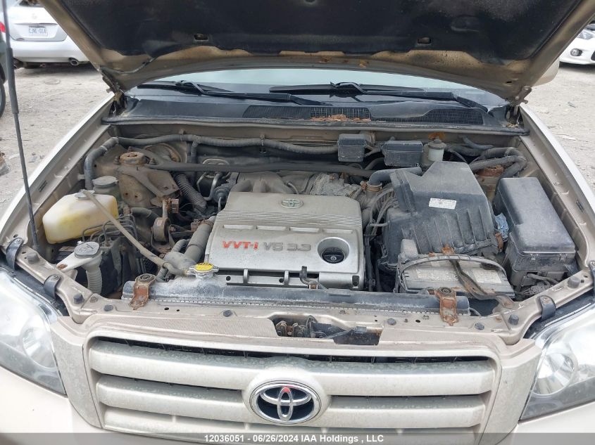 2005 Toyota Highlander V6/V6 7 Passenger VIN: JTEEP21A850115095 Lot: 12036051