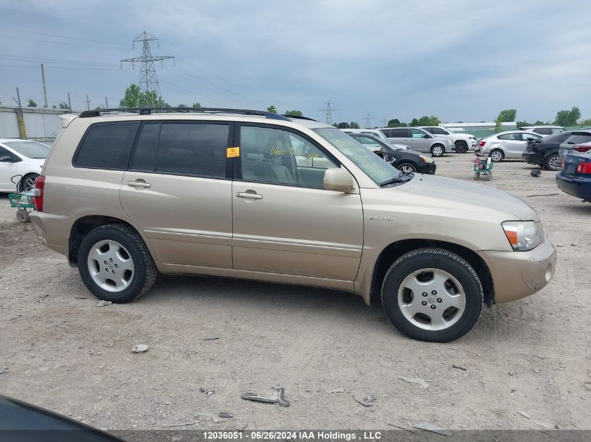 2005 Toyota Highlander V6/V6 7 Passenger VIN: JTEEP21A850115095 Lot: 12036051