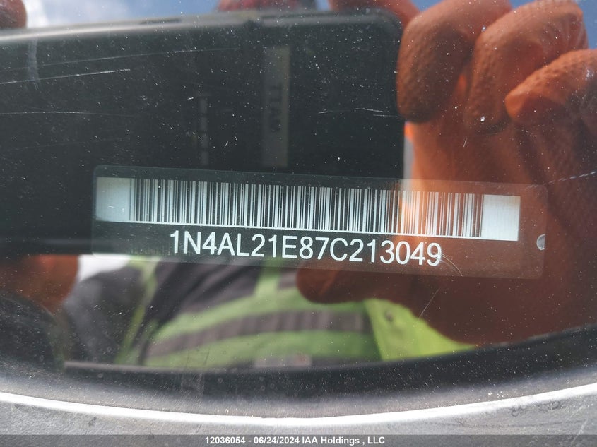 2007 Nissan Altima 2.5/2.5S VIN: 1N4AL21E87C213049 Lot: 12036054