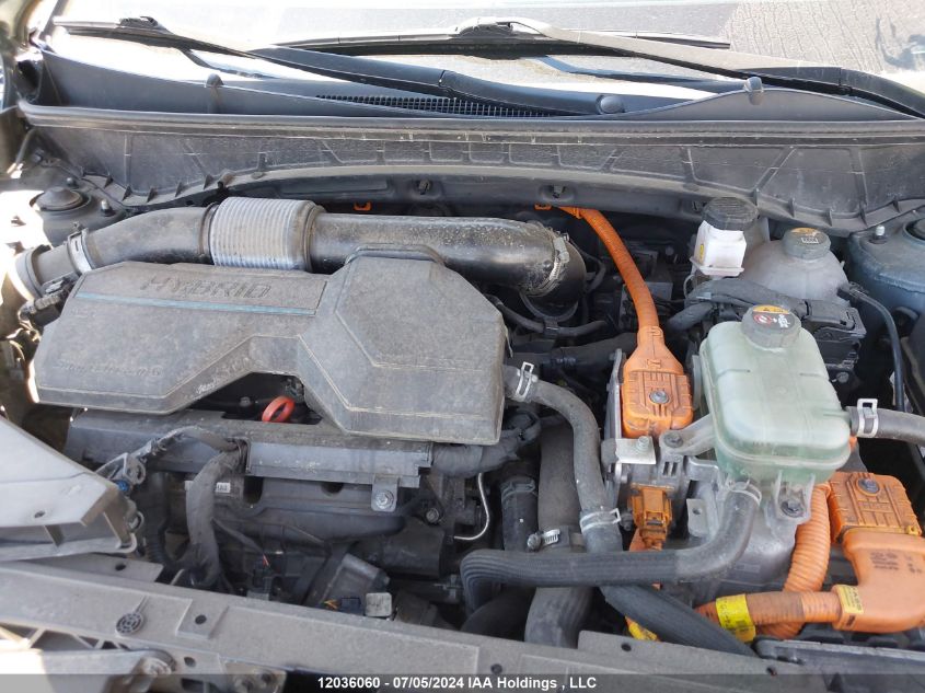 2022 Hyundai Tucson Ultimate Hybrid Awd VIN: KM8JCCA13NU015544 Lot: 12036060