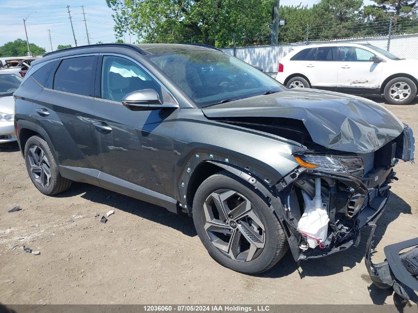 2022 Hyundai Tucson Ultimate Hybrid Awd VIN: KM8JCCA13NU015544 Lot: 12036060