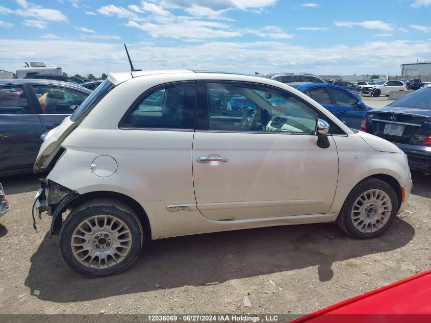 2013 Fiat 500 VIN: 3C3CFFCR1DT635301 Lot: 12036069