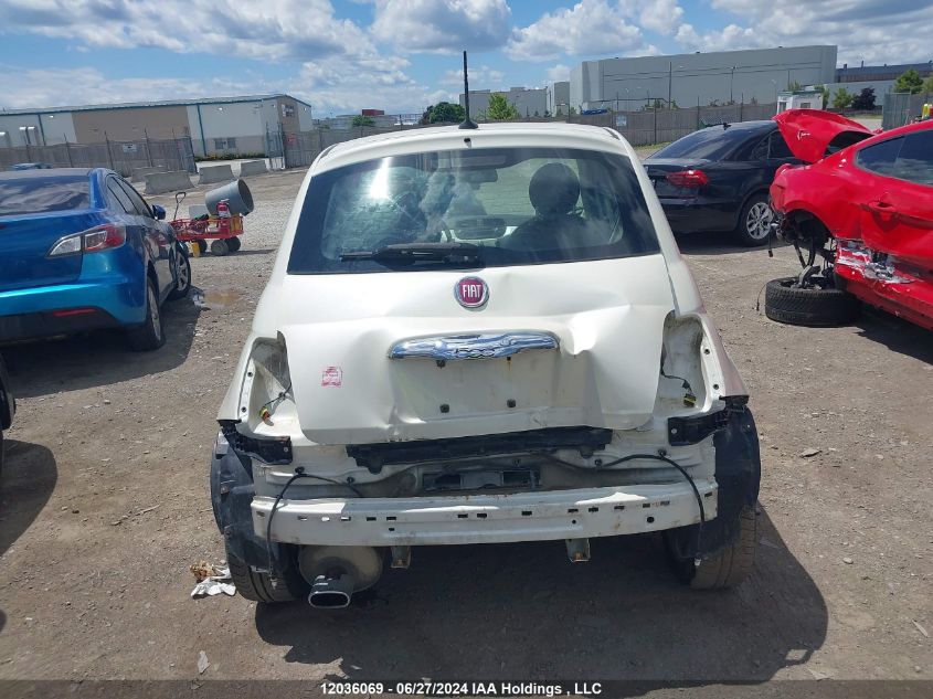 2013 Fiat 500 VIN: 3C3CFFCR1DT635301 Lot: 12036069