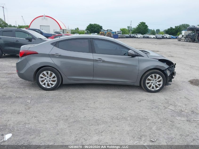 2014 Hyundai Elantra Gl VIN: 5NPDH4AE1EH518205 Lot: 12036070