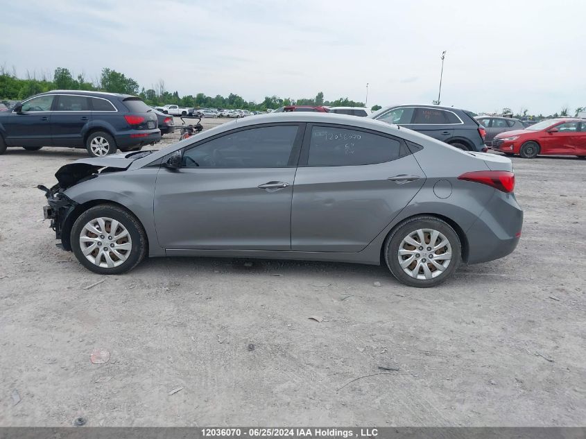 2014 Hyundai Elantra Gl VIN: 5NPDH4AE1EH518205 Lot: 12036070