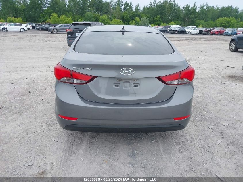 2014 Hyundai Elantra Gl VIN: 5NPDH4AE1EH518205 Lot: 12036070