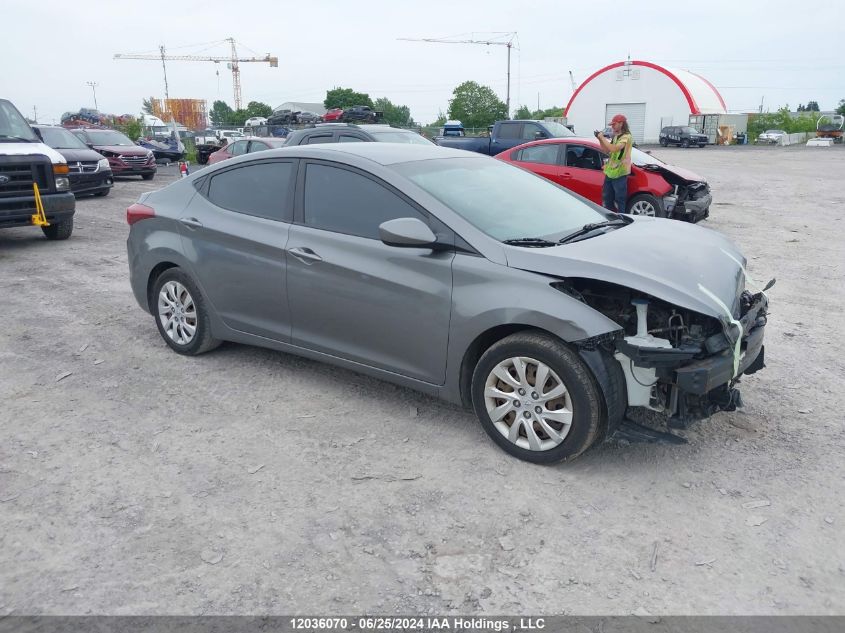 2014 Hyundai Elantra Gl VIN: 5NPDH4AE1EH518205 Lot: 12036070