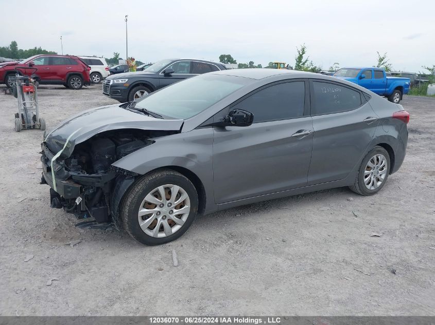 2014 Hyundai Elantra Gl VIN: 5NPDH4AE1EH518205 Lot: 12036070