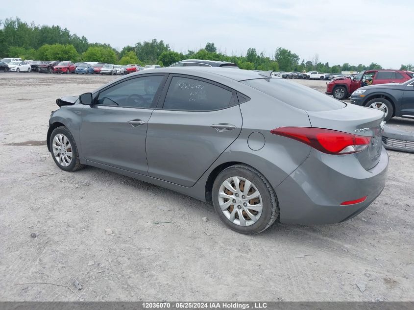 2014 Hyundai Elantra Gl VIN: 5NPDH4AE1EH518205 Lot: 12036070