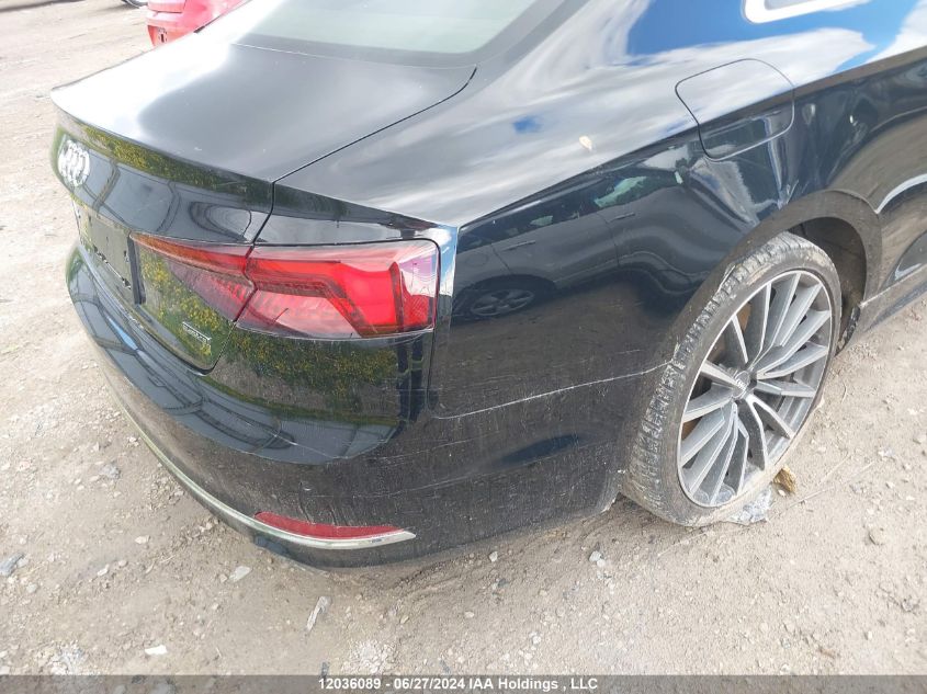 2019 Audi A5 VIN: WAUPNAF53KA018348 Lot: 12036089