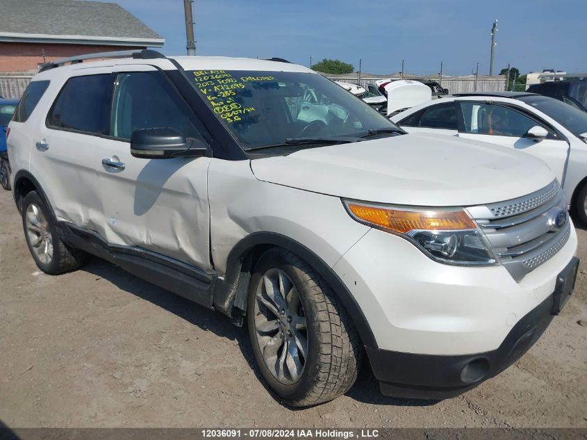 2013 Ford Explorer VIN: 1FM5K8D82DGA72695 Lot: 12036091