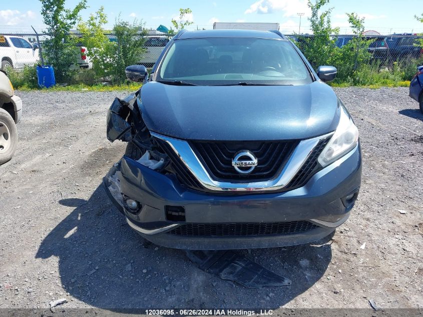 2015 Nissan Murano Sv VIN: 5N1AZ2MH2FN239899 Lot: 12036095