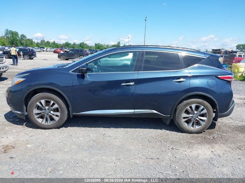 2015 Nissan Murano Sv VIN: 5N1AZ2MH2FN239899 Lot: 12036095