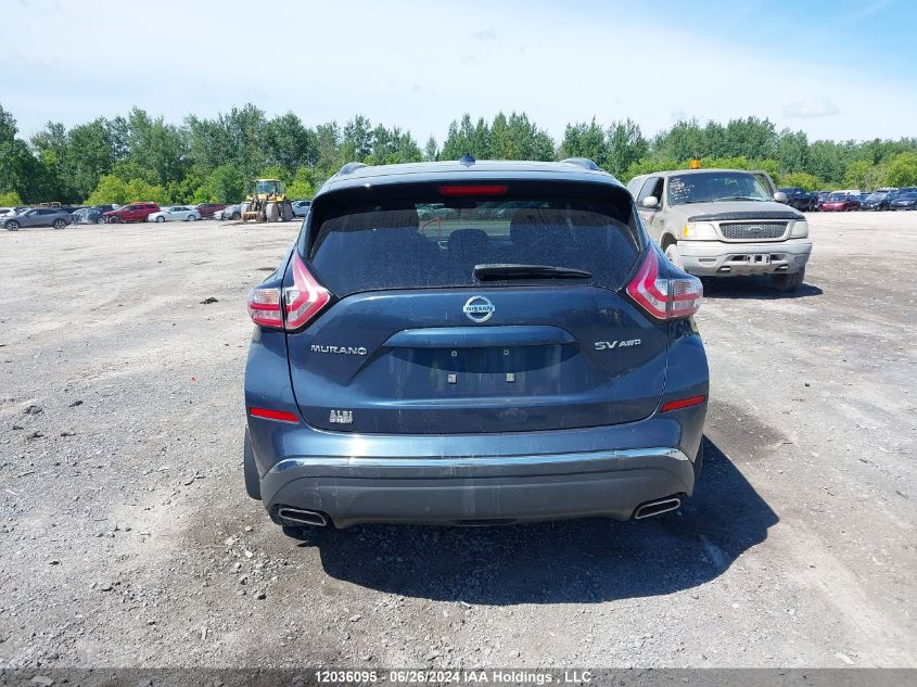 2015 Nissan Murano Sv VIN: 5N1AZ2MH2FN239899 Lot: 12036095