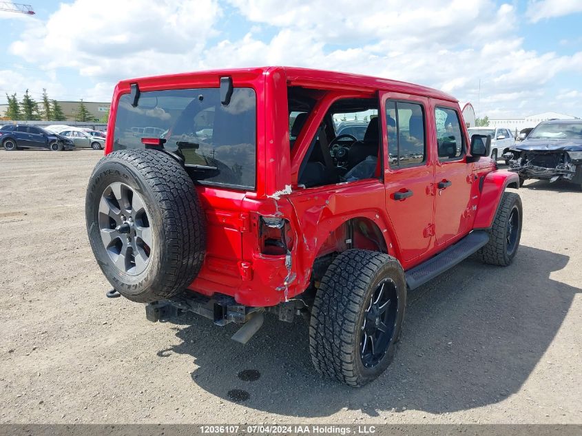 2018 Jeep Wrangler Unlimited Sahara VIN: 1C4HJXEG1JW333062 Lot: 12036107