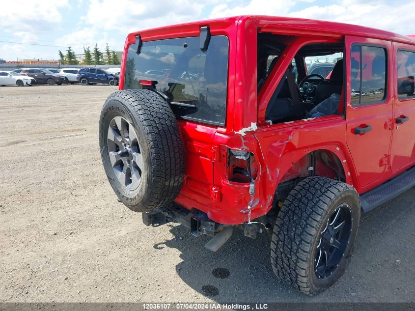 2018 Jeep Wrangler Unlimited Sahara VIN: 1C4HJXEG1JW333062 Lot: 12036107