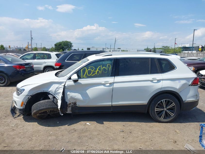 2018 Volkswagen Tiguan VIN: 3VV4B7AX8JM193305 Lot: 12036109