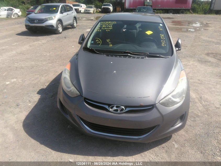 2012 Hyundai Elantra Gls/Limited VIN: 5NPDH4AE2CH142742 Lot: 12036111