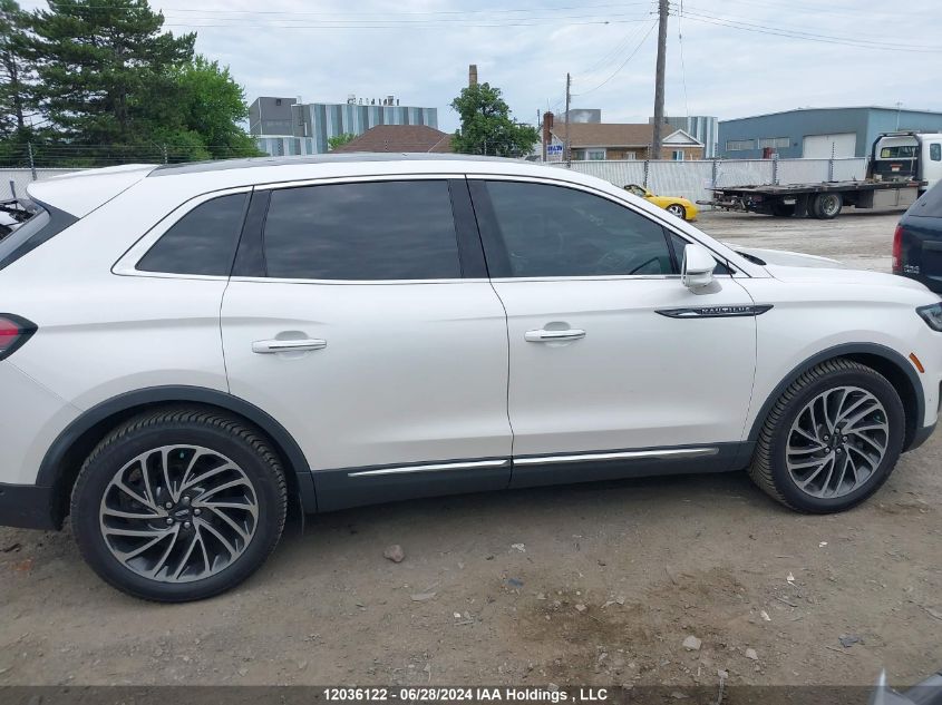 2019 Lincoln Nautilus Reserve VIN: 2LMPJ8L91KBL33040 Lot: 12036122