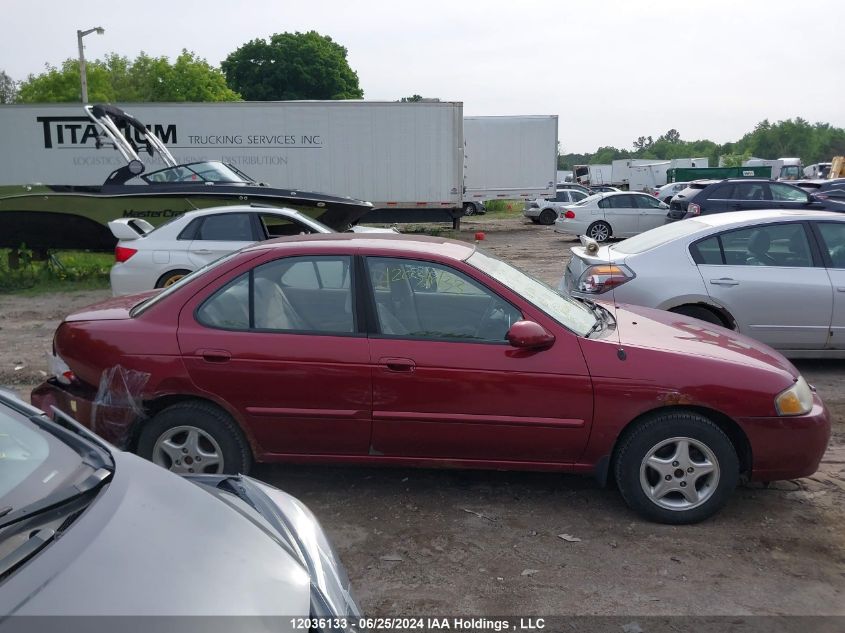 2001 Nissan Sentra Xe/Gxe VIN: 3N1CB51D21L470673 Lot: 12036133