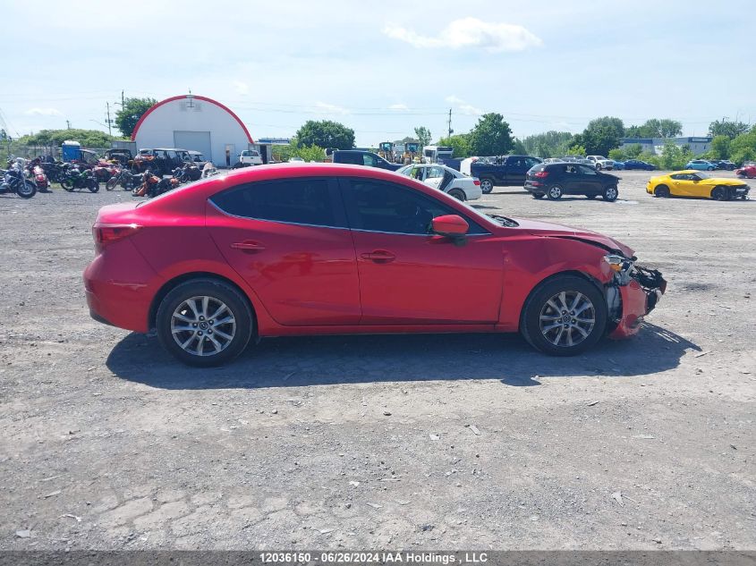 2017 Mazda 3 Touring VIN: 3MZBN1V76HM122924 Lot: 12036150