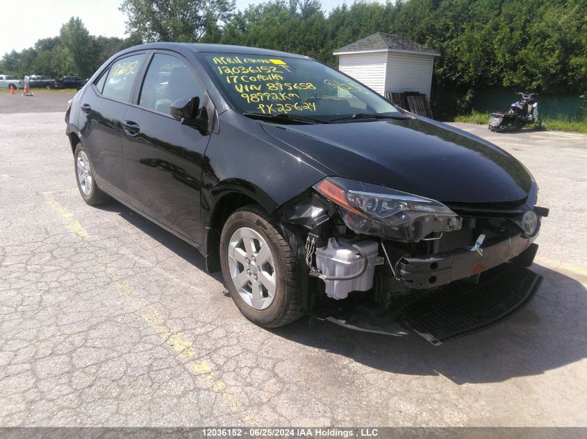 2017 Toyota Corolla L/Le/Xle/Se/Xse VIN: 2T1BURHE8HC895658 Lot: 12036152