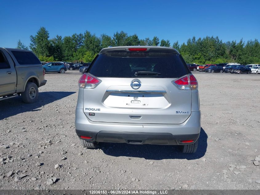 2016 Nissan Rogue VIN: 5N1AT2MV8GC804015 Lot: 12036153