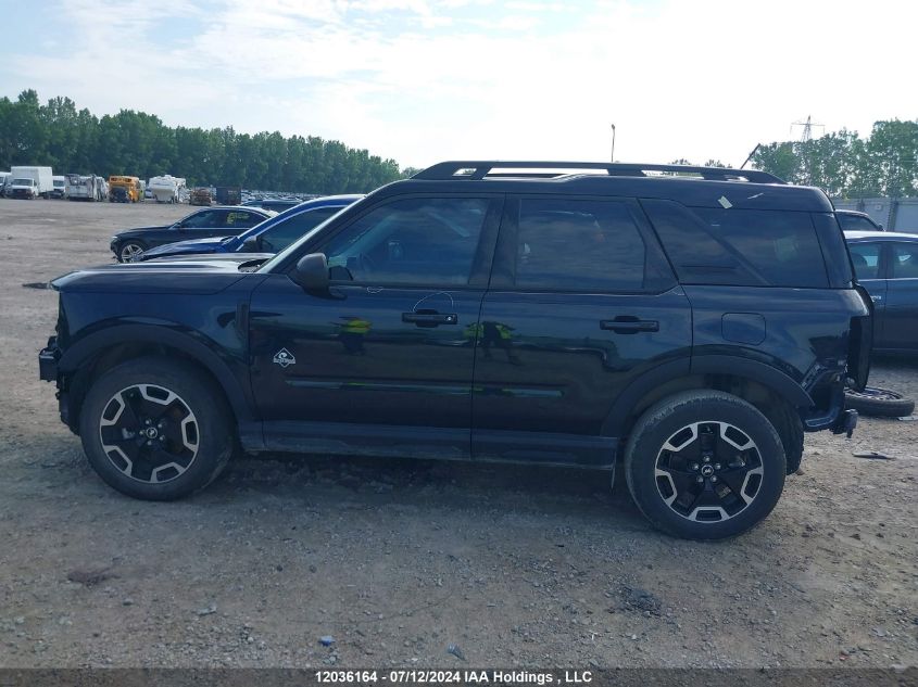 2022 Ford Bronco Sport Outer Banks VIN: 3FMCR9C69NRE14307 Lot: 12036164