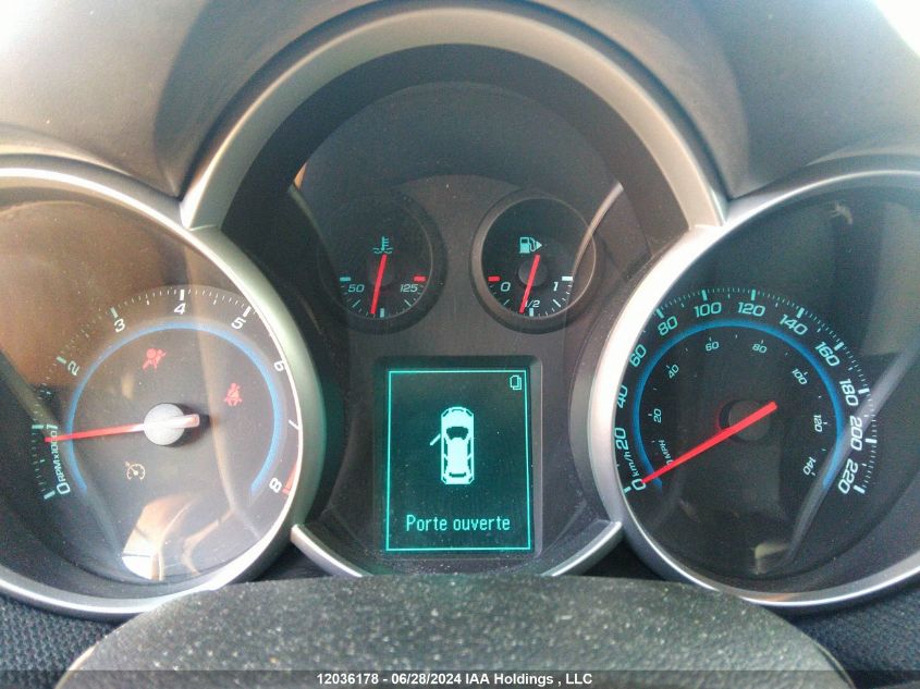 2013 Chevrolet Cruze VIN: 1G1PE5SBXD7260374 Lot: 12036178