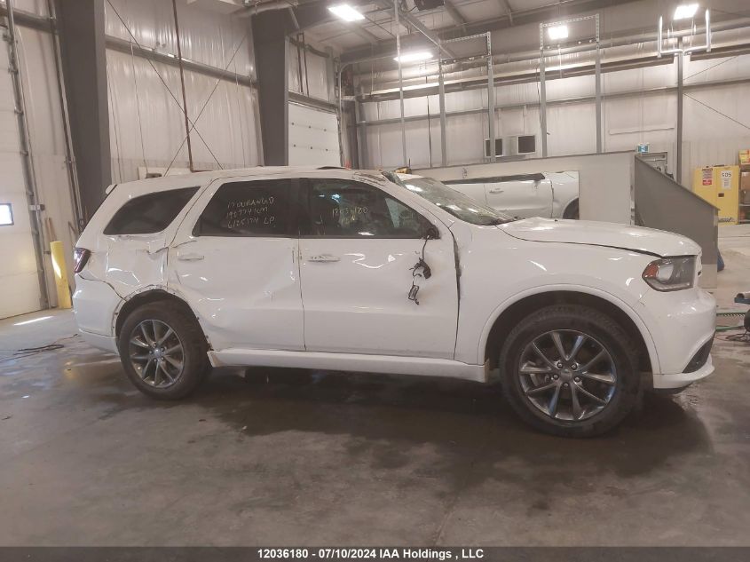 2017 Dodge Durango Gt VIN: 1C4RDJDG2HC600828 Lot: 12036180